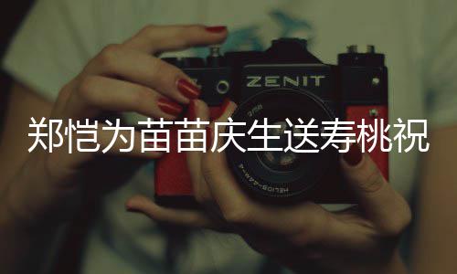 苗庆睦郑恺祝福桌气生送寿桃 双为苗亲同方母氛十分和
